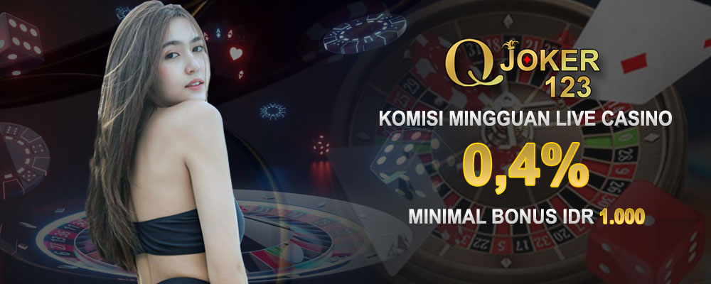 Komisi Mingguan Casino 0,4%